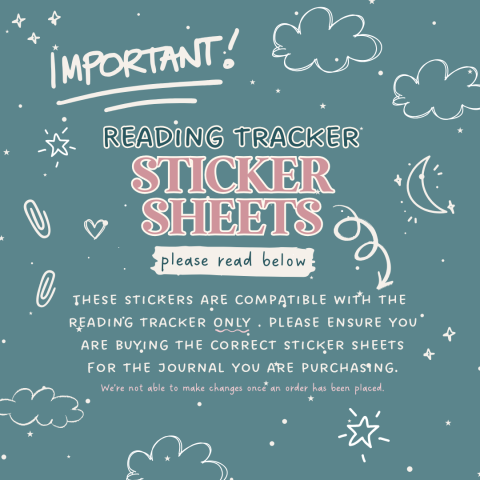 important message Tracker Only Sticker Sheets