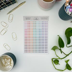 Dot bullet stickers