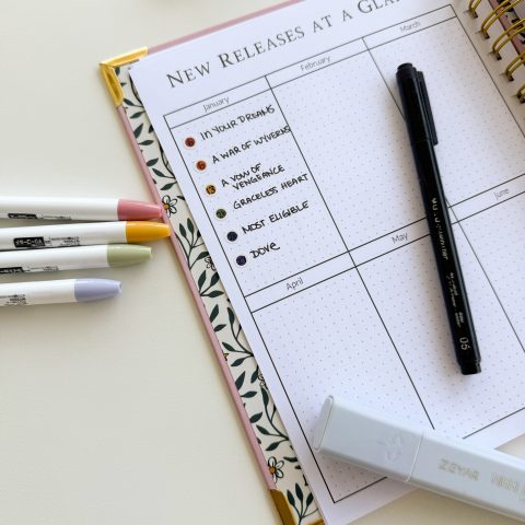 Dot stickers on page