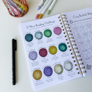 challenge page with stickers